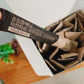 슬림플래닛 차전자피 식이섬유 이지아웃 — 4점을 준 리뷰어가 2021년 4월 올린 사용 사진