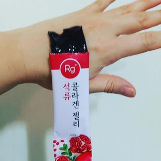 함초록 Rg+ 석류콜라겐젤리 — 5점을 준 리뷰어가 2021년 3월 올린 사용 사진