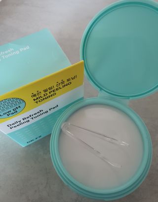 닥터에프파이브 데일리 리프레쉬 필링 토닝 패드 60매 — 5점을 준 리뷰어가 2022년 5월 올린 사용 사진