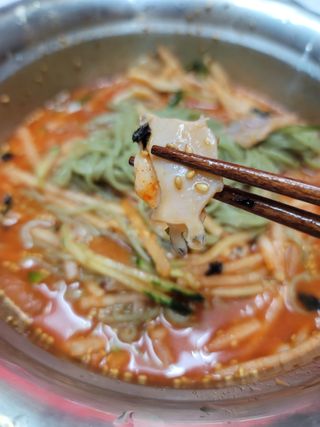 마라도푸드 최강달인 물회 맛집 38년 전통 백년가게 포항 마라도회식당 — 5점을 준 리뷰어가 2023년 5월 올린 사용 사진