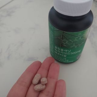 슬림플래닛 녹차카테킨 500mg 애프터밀 — 5점을 준 리뷰어가 2021년 3월 올린 사용 사진