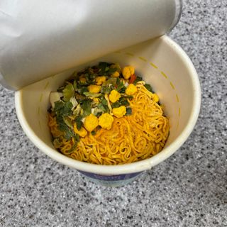 NISSIN 닛신 컵누들  4종 - 씨푸드오리지날, 씨푸드 스파이시, 씨푸드 커리, 씨푸드 XO소스 — 5점을 준 리뷰어가 2022년 12월 올린 사용 사진