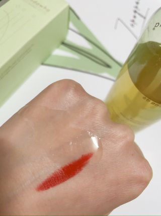 스킨큐어 산다화 순한 클렌징 동백 오일 200ml — 5점을 준 리뷰어가 2023년 5월 올린 사용 사진