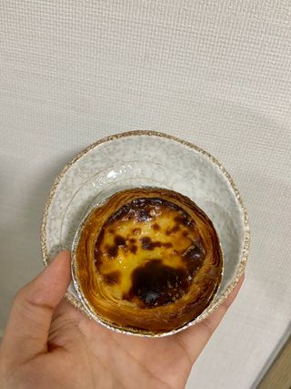 디앙뜨 포르투갈 에그타르트 오리지널 맛+패션후르츠+초콜릿타르트 맛 중 택1 — 5점을 준 리뷰어가 2021년 7월 올린 사용 사진
