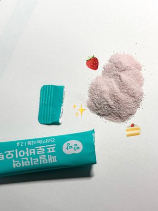 앙팡 패밀리면역 프로바이오틱스 2g x 100포 — 5점을 준 리뷰어가 2022년 10월 올린 사용 사진
