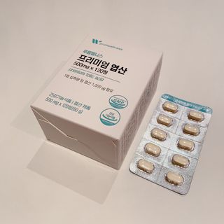 [푸름웰니스] 프리미엄 엽산 (500mgX120정) — 3점을 준 리뷰어가 2022년 6월 올린 사용 사진