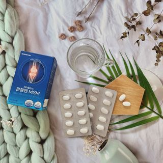 [경남제약헬스케어]케어플러스 관절엔 MSM 1000mg 60정/1개월분/관절/뼈/연골 영양/비타민D+아연/1일2정 — 5점을 준 리뷰어가 2024년 1월 올린 사용 사진