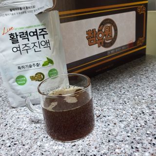 참유원 특허제조 활력 여주진액 여주즙 50포 — 5점을 준 리뷰어가 2022년 3월 올린 사용 사진