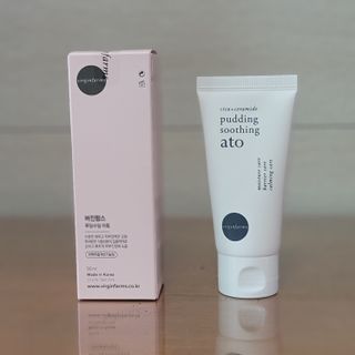 냉장고에 넣어요, 붉은 트러블 피부 다음날 진정되요 [버진팜스 푸딩수딩아토] — 4.5점을 준 리뷰어가 2021년 8월 올린 사용 사진