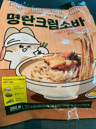 *구매평/프레시지 타라코소바 명란크림소바 (냉동) — 5점을 준 리뷰어가 2025년 9월 올린 사용 사진
