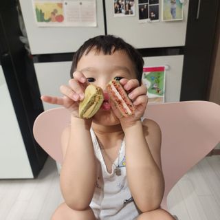 2024 오리온 여름한정판 초코파이 수박 / 후레쉬베리 멜론 / 멜론송이 — 5점을 준 리뷰어가 2024년 8월 올린 사용 사진