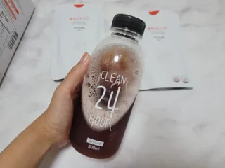 클린24시간 1BOX(5포) + 전용보틀(500ml) — 5점을 준 리뷰어가 2022년 9월 올린 사용 사진