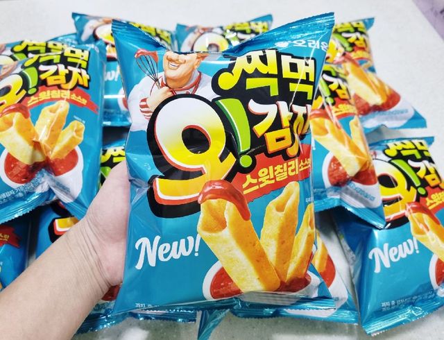 찍먹 오!감자 스윗칠리소스맛 리뷰 사진