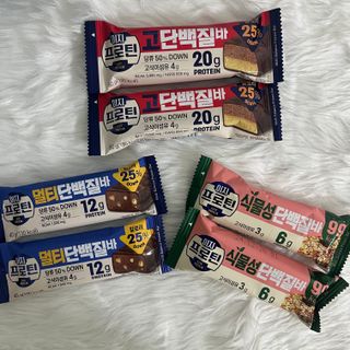 이지프로틴바 3종x각 2ea (고단백질바, 멀티단백질바, 식물성단백질바) — 4점을 준 리뷰어가 2024년 2월 올린 사용 사진