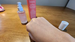 산다화 더블 이펙트 안티 링클 세럼 50ml — 5점을 준 리뷰어가 2023년 1월 올린 사용 사진