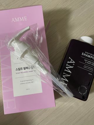 아므 스칼프 릴렉싱 샴푸 — 5점을 준 리뷰어가 2021년 4월 올린 사용 사진