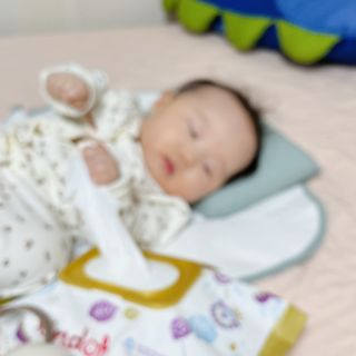 킨도 아기 물티슈 골드 일반형 — 5점을 준 리뷰어가 2021년 12월 올린 사용 사진