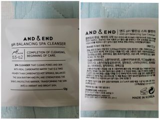 앤앤드 앤드앤엔드 pH 밸런싱 스파클렌저 — 5점을 준 리뷰어가 2021년 2월 올린 사용 사진