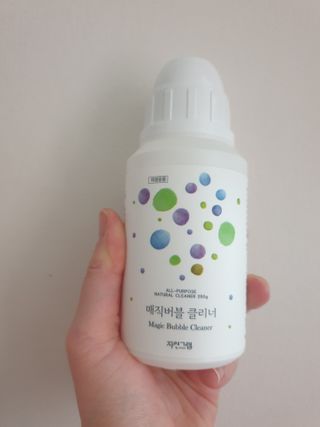 자연그램 매직버블클리너 250g — 3점을 준 리뷰어가 2021년 1월 올린 사용 사진