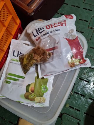 수플먼트 나는 마신닭!! 닭가슴살 주스키트, 먹기 힘들었던 닭가슴살 이제는 마시자 — 4점을 준 리뷰어가 2022년 12월 올린 사용 사진