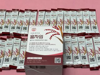 하루 1포로 콜레스테롤, 유산균, 고역가 소화효소까지 한번에 섭취! 다온바이오 홍자임 1개월분(30포) — 5점을 준 리뷰어가 2022년 11월 올린 사용 사진