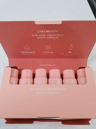 랩앤뷰티 메가 벨벳 콜라겐 12000 — 5점을 준 리뷰어가 2021년 6월 올린 사용 사진