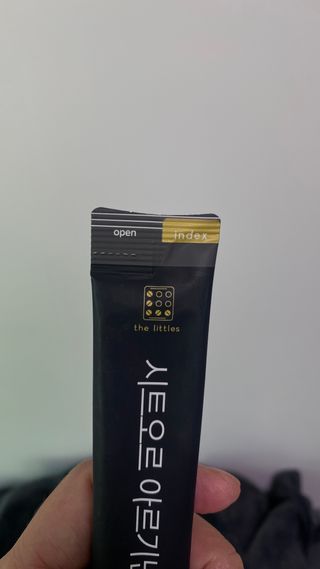 더리틀스 시트오르 아르기닌부스터 — 4점을 준 리뷰어가 2023년 1월 올린 사용 사진