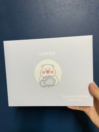 유비맘 캐릭터 실리콘 흡착 식판_색상 랜덤발송 — 5점을 준 리뷰어가 2020년 12월 올린 사용 사진