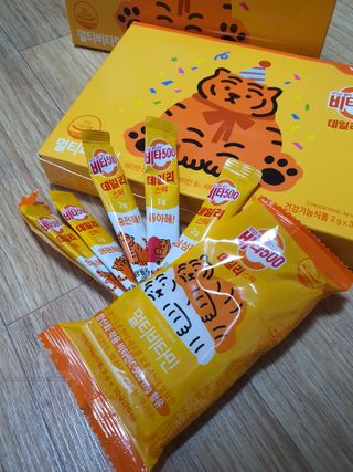 광동생활건강 [광동] 비타 500 데일리 스틱 VB, VC를 함유한 멀티비타민 30포+30포 — 5점을 준 리뷰어가 2022년 7월 올린 사용 사진