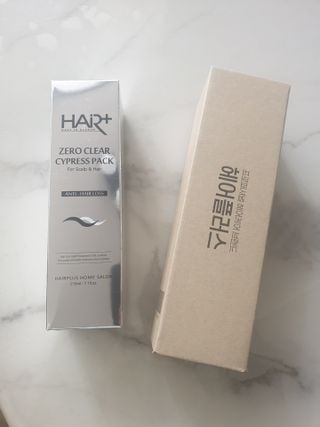 헤어플러스 제로클리어 샴푸 500ml, 두피팩 210ml 2종SET — 5점을 준 리뷰어가 2021년 3월 올린 사용 사진