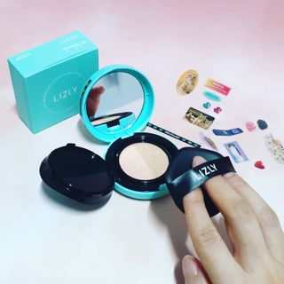 리즐리 씨슬릭 톤업 쿨링 쿠션 15g — 4점을 준 리뷰어가 2021년 7월 올린 사용 사진
