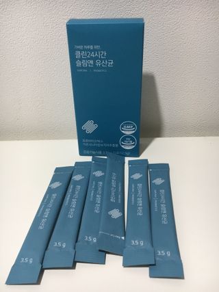 클린24시간 슬림앤유산균 1박스 (3.5g X 15포) — 5점을 준 리뷰어가 2022년 11월 올린 사용 사진