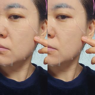 세뚜아(Cettua) [세뚜아] 모이스처 밸런싱 페이셜 마스크 Cettua Moisture Balancing Facial Mask 5매 — 5점을 준 리뷰어가 2023년 12월 올린 사용 사진