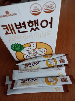 메이준뉴트리 쾌변했어 차전자피 식이섬유[30포/1박스] — 5점을 준 리뷰어가 2021년 4월 올린 사용 사진