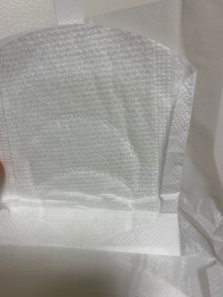 블루블루 유기농 순면 커버 생리대 — 5점을 준 리뷰어가 2021년 2월 올린 사용 사진