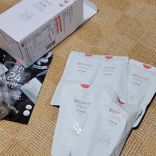 클린24시간 1BOX(5포) + 전용보틀(500ml) — 3점을 준 리뷰어가 2022년 7월 올린 사용 사진