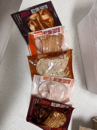 한끼통살 슬라이스 닭가슴살 — 5점을 준 리뷰어가 2023년 2월 올린 사용 사진