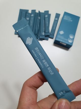 클린24시간 슬림앤유산균 1박스 (3.5g X 15포) — 5점을 준 리뷰어가 2023년 5월 올린 사용 사진