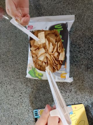 칩스틱 과자젓가락 게이밍젓가락 2ea / KC인증 식품용 — 5점을 준 리뷰어가 2021년 10월 올린 사용 사진