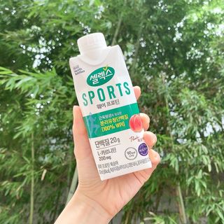 셀렉스스포츠 셀렉스 스포츠 웨이 프로틴 복숭아_ 330ml x 12팩 — 4점을 준 리뷰어가 2021년 8월 올린 사용 사진