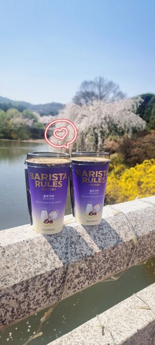 바리스타룰스 돌체 라떼 — 5점을 준 리뷰어가 2023년 4월 올린 사용 사진
