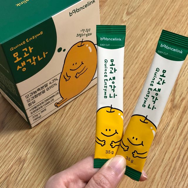 탄수화물 지방 곡물 발효 소화 분해 효소 밸런스링크 모과생각나 리뷰 사진
