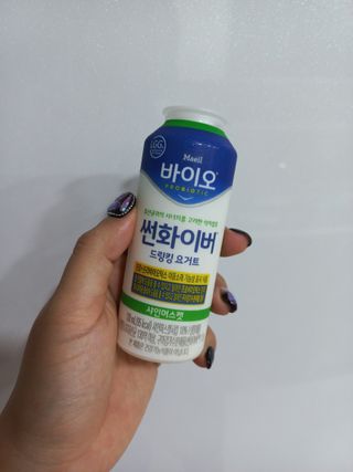 LIVE 매일바이오 썬화이버 드링킹 요거트 — 4점을 준 리뷰어가 2022년 8월 올린 사용 사진