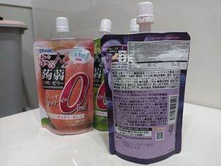 ORIHIRO 오리히로 곤약젤리 제로칼로리 130g 4종 4팩(맛별로 1팩씩) — 4점을 준 리뷰어가 2023년 2월 올린 사용 사진