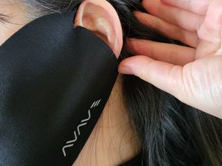 [AVAVE] 어베이브 페이스히트 스포츠 골프 방한 페이스 마스크 — 4.5점을 준 리뷰어가 2024년 1월 올린 사용 사진