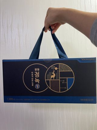 광동생활건강 [광동] 바르게 만든 녹용, 광동정녹청 — 4점을 준 리뷰어가 2022년 1월 올린 사용 사진