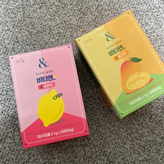 비타앤C 레몬맛, 망고맛 — 5점을 준 리뷰어가 2021년 6월 올린 사용 사진