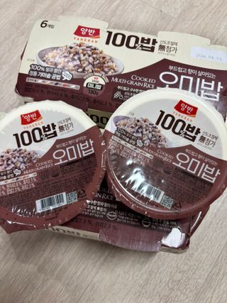 [구매평]양반 동원 양반 100밥 오미밥, 130g, 12개 — 5점을 준 리뷰어가 2025년 4월 올린 사용 사진