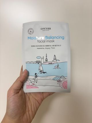 세뚜아(Cettua) [세뚜아] 모이스처 밸런싱 페이셜 마스크 Cettua Moisture Balancing Facial Mask 5매 — 5점을 준 리뷰어가 2024년 3월 올린 사용 사진