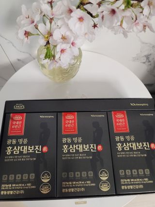 광동생활건강 광동 명품 홍삼대보진 50mL x 30포 — 5점을 준 리뷰어가 2023년 4월 올린 사용 사진